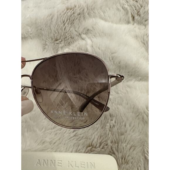 NEW Aviators Womens Anne Klein AK7007 Rose 59-14-135 Sunglasses main image 8